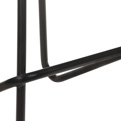 Bar Stools 4pcs Black Real Leather - Image 11