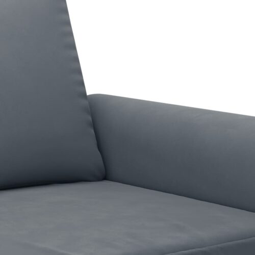 3-Seater Sofa Dark Grey 180cm Velvet - Image 6