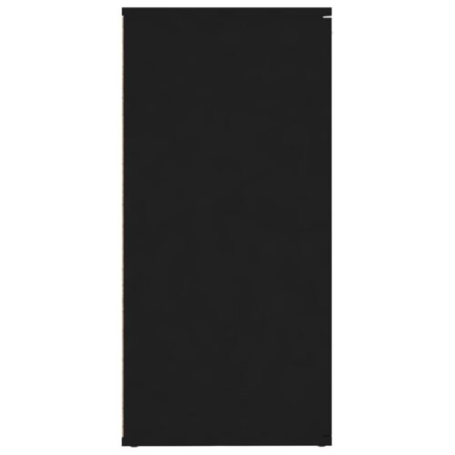 Sideboard Black 160x36x75cm Engineered Wood - Image 7