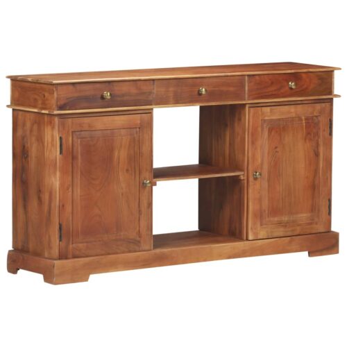 Sideboard 135x35x75cm Solid Acacia Wood