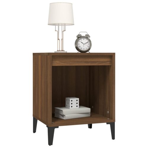 Bedside Cabinet Brown Oak 40x35x50cm - Image 4