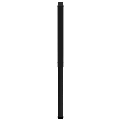 Adjustable Work Bench Frames 2pcs Metal 85x(69-95.5)cm Black - Image 5