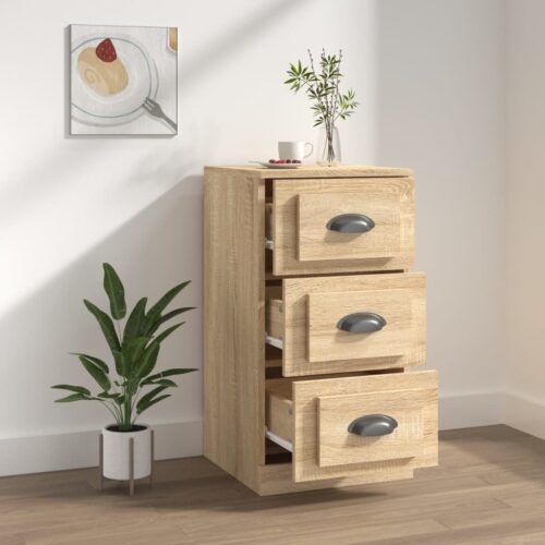 Sideboard Sonoma Oak 36x35.5x67.5cm Engineered Wood - Image 6