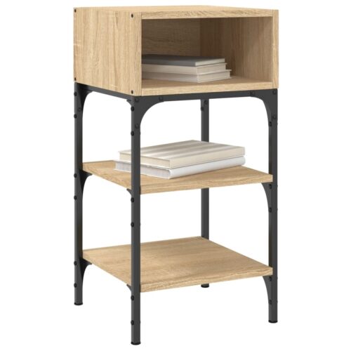 Bedside Tables 2pcs Sonoma Oak 35x34.5x70cm Engineered Wood - Image 3