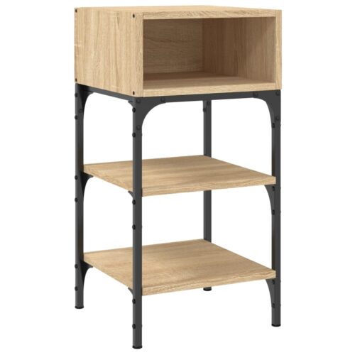Bedside Tables 2pcs Sonoma Oak 35x34.5x70cm Engineered Wood - Image 4