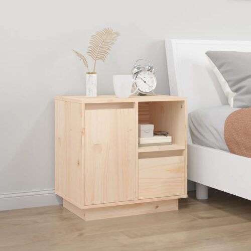 2x Bedside Tables Drawers Storage Side Lamp Cabinets Nightstand Solid Pine Wood - Image 3