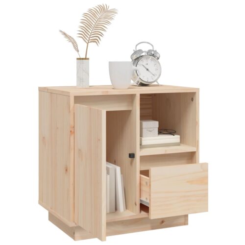 2x Bedside Tables Drawers Storage Side Lamp Cabinets Nightstand Solid Pine Wood - Image 6