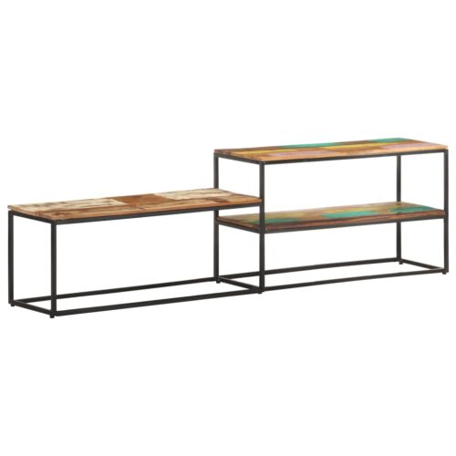 TV Cabinet 180x30x50cm Solid Reclaimed Wood - Image 12