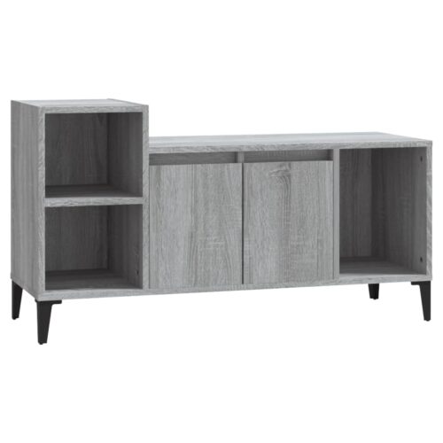 TV Cabinet Grey Sonoma 100x35x55cm Engineered Wood - Image 2
