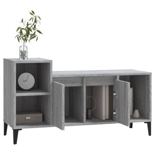 TV Cabinet Grey Sonoma 100x35x55cm Engineered Wood - Image 4