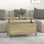 Coffee Table Sonoma Oak 90x44.5x45cm Engineered Wood