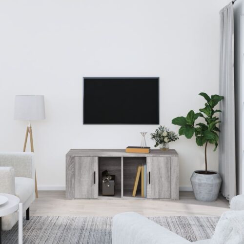 TV Cabinet Grey Sonoma 100x35x40cm Engineered Wood