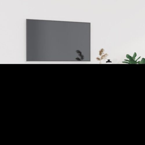 TV Cabinet Concrete Grey 102x35x45cm Engineered Wood - Image 11