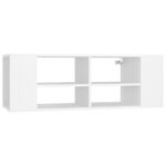 Wall-Mounted TV Cabinet White 102x35x35cm Engineered Wood