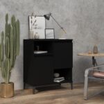 Sideboard Black 60x35x70cm Engineered Wood