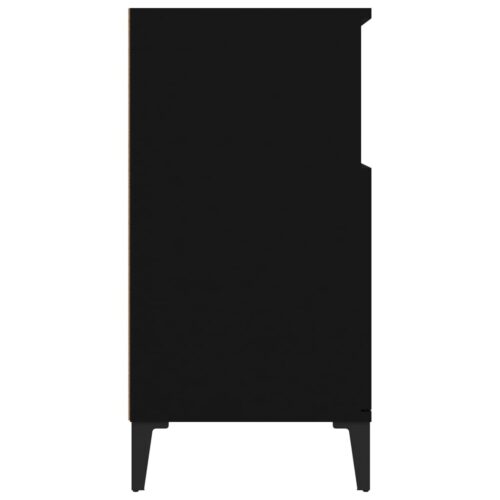 Sideboard Black 60x35x70cm Engineered Wood - Image 7