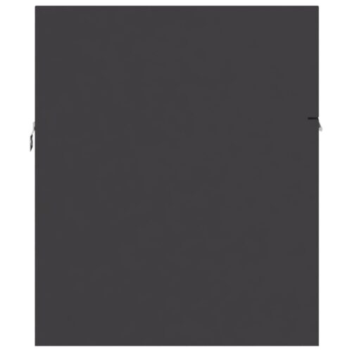 2-Piece Bathroom Furniture Set Grey Engineered Wood - Image 10