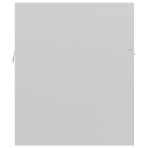 2-Piece Bathroom Furniture Set High Gloss White Engineered Wood - Image 10