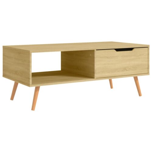 Coffee Table Sonoma Oak 100x49.5x43cm Engineered Wood
