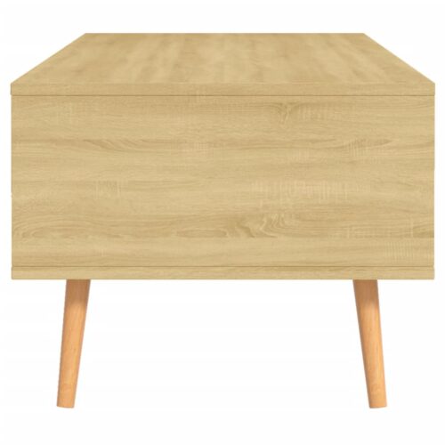 Coffee Table Sonoma Oak 100x49.5x43cm Engineered Wood - Image 6