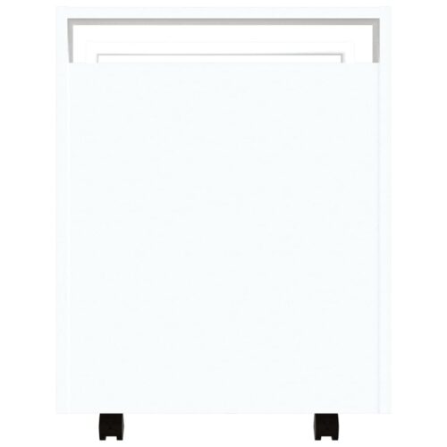 Desk Trolley White 60x45x60cm Engineered Wood - Image 8