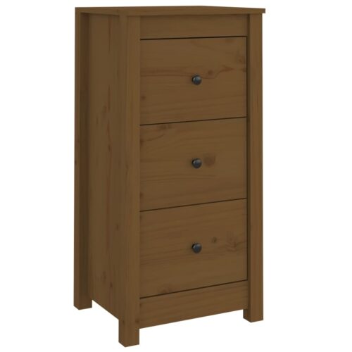 Sideboards 2pcs Honey Brown 40x35x80cm Solid Wood Pine - Image 7