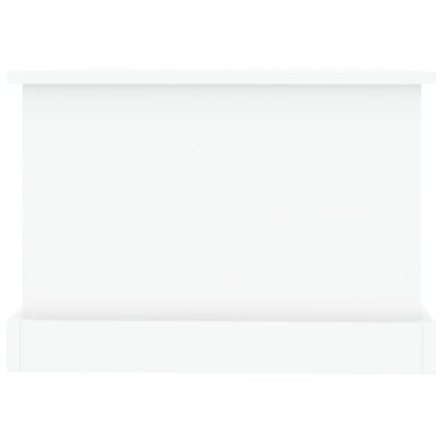 Coffee Table High Gloss White 90x50x35cm Engineered Wood - Image 8