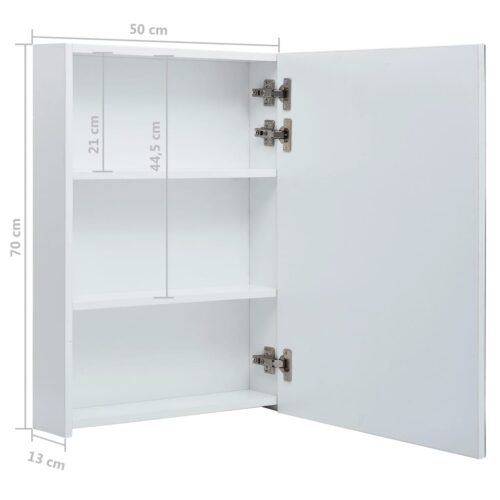 LED Bathroom Mirror Cabinet 50x13x70cm - Image 8
