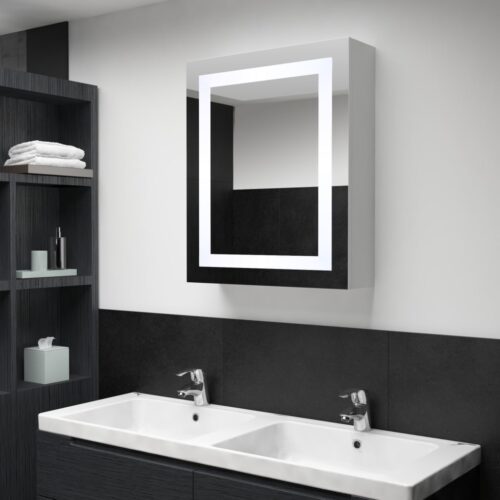 LED Bathroom Mirror Cabinet 50x13x70cm - Image 9