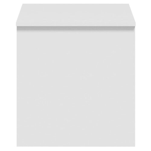 Coffee Table White 102x50.5x52.5cm Engineered Wood - Image 5