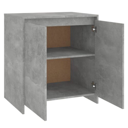 Sideboard Concrete Grey 70x41x75cm Engineered Wood - Image 8