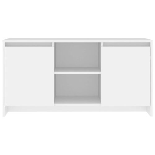 TV Cabinet White 102x37.5x52.5cm Engineered Wood - Image 3