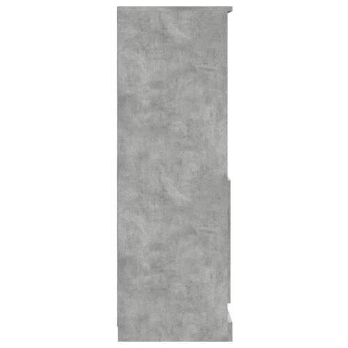 vidaXL Highboard Concrete Grey 60x35.5x103.5 cm Engineered Wood - Image 7