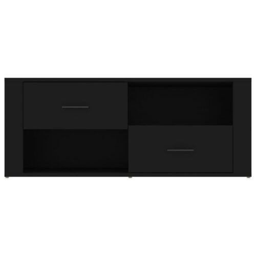 TV Cabinet Black 100x35x40cm Engineered Wood - Image 6