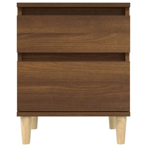 Bedside Cabinets 2pcs Brown Oak 40x35x50cm - Image 6