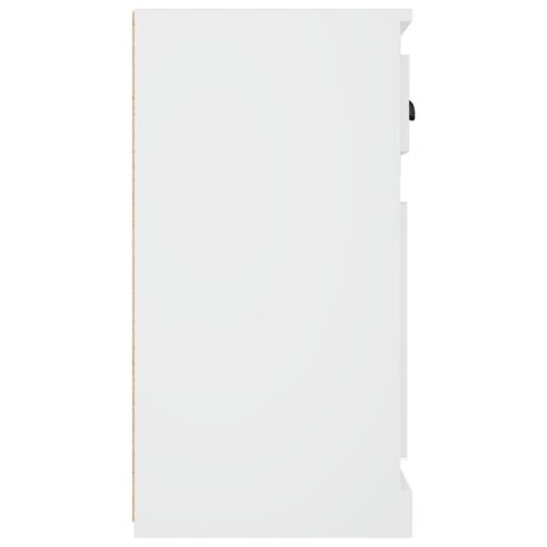 Sideboard White 70x35.5x67.5cm Engineered Wood - Image 7