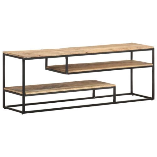 TV Cabinet 130x30x45cm Rough Mango Wood