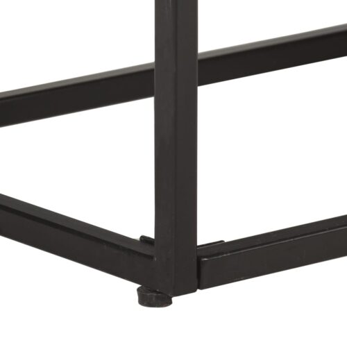 TV Cabinet 130x30x45cm Rough Mango Wood - Image 7