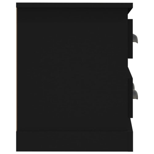 TV Cabinet Black 100x35.5x45cm Engineered Wood - Image 7