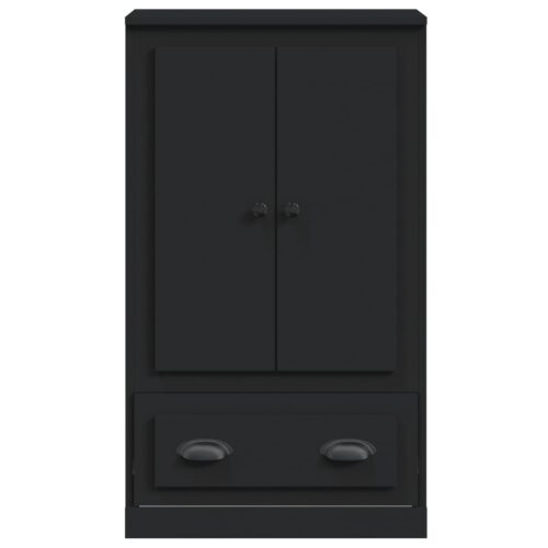 Highboard Black 60x35.5x103.5cm Engineered Wood - Image 6