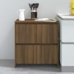 Sideboard Brown Oak 70x41x75cm Engineered Wood