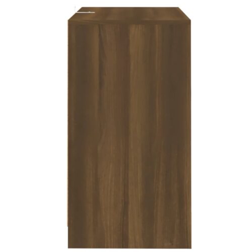 Sideboard Brown Oak 70x41x75cm Engineered Wood - Image 4