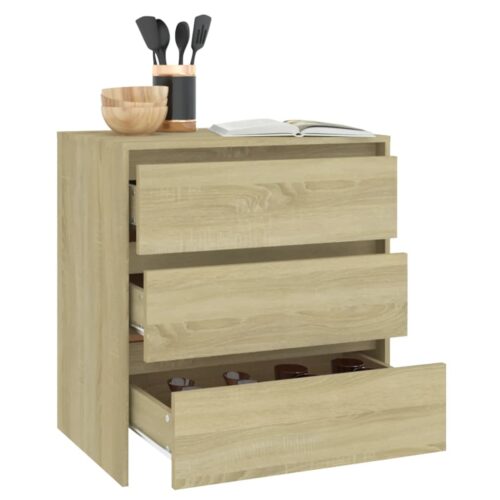 Wooden Sideboard Buffet Cabinet Storage Drawers Hallway Cupboard Shelf Table - Image 6