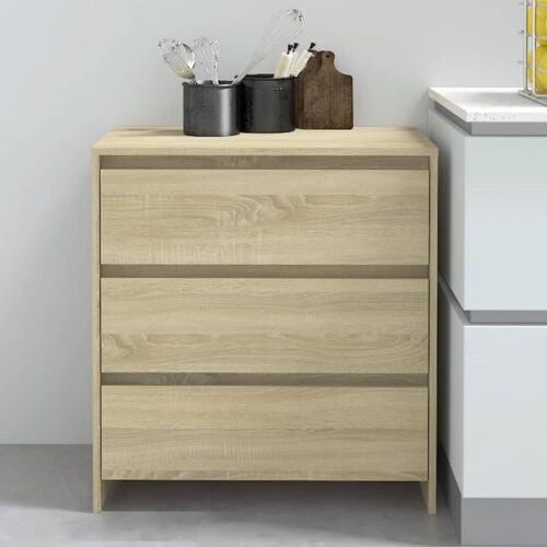 Wooden Sideboard Buffet Cabinet Storage Drawers Hallway Cupboard Shelf Table - Image 11