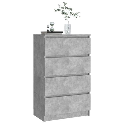Wooden Sideboard Buffet Cabinet Storage Bedroom Kitchen Hallway Cupboard Grey - Image 4