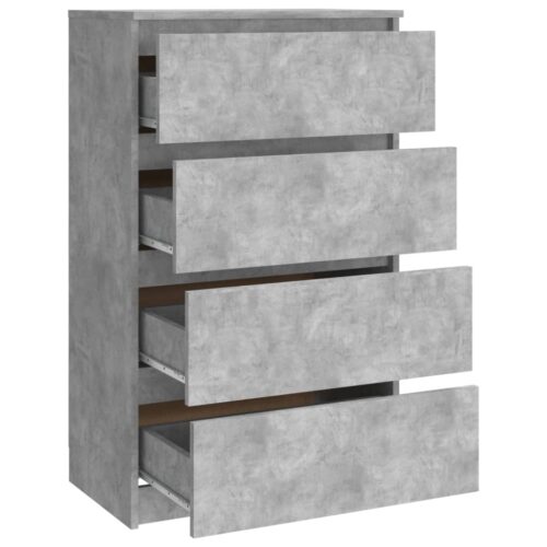 Wooden Sideboard Buffet Cabinet Storage Bedroom Kitchen Hallway Cupboard Grey - Image 7