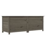 Outdoor Cushion Box Anthracite 150x50x56cm Solid Wood Fir