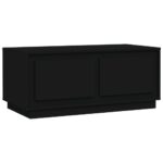 Coffee Table Black 102x50x44cm Engineered Wood