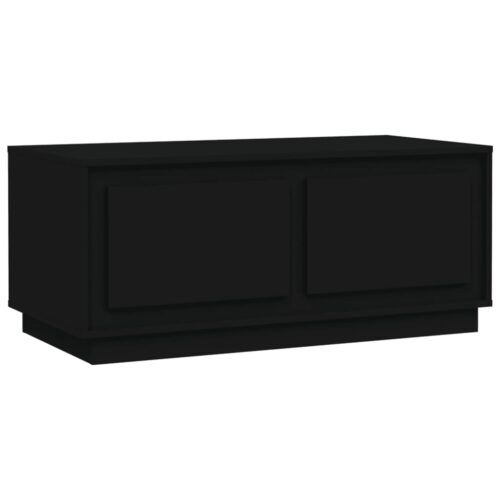 Coffee Table Black 102x50x44cm Engineered Wood