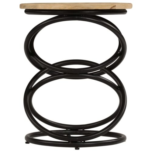 End Table Solid Mango Wood 40x50cm - Image 4